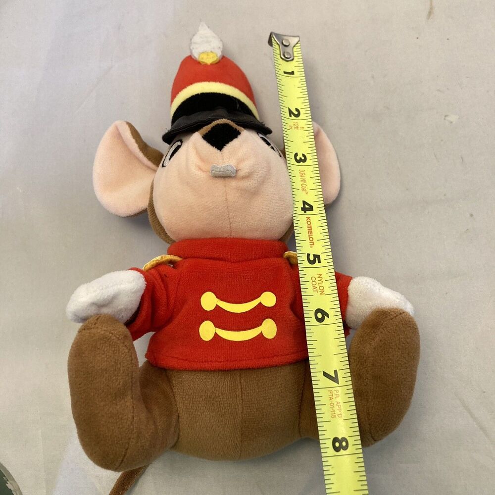 DISNEY Parks Timothy Q Mouse Ringmaster from DUMBO Plush Stuffed Animal Toy 8" - Picture 4 of 4